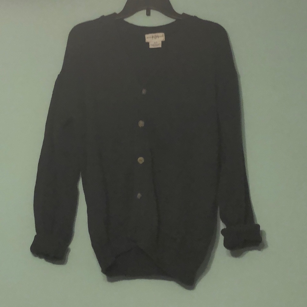 Grey Sweater Cardigan
